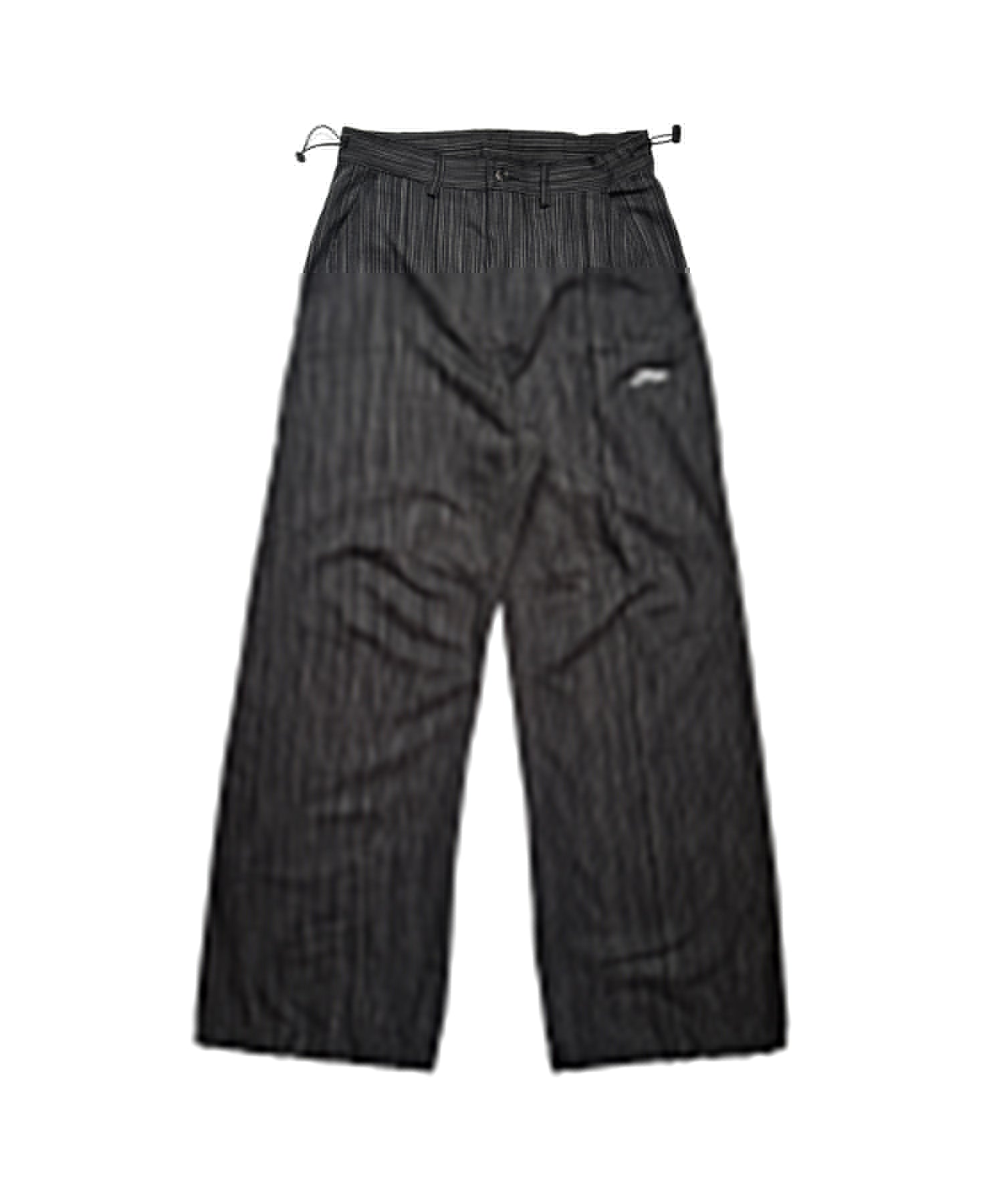 Tansanmagnesium Cotton Wide Stud Pants Stripe