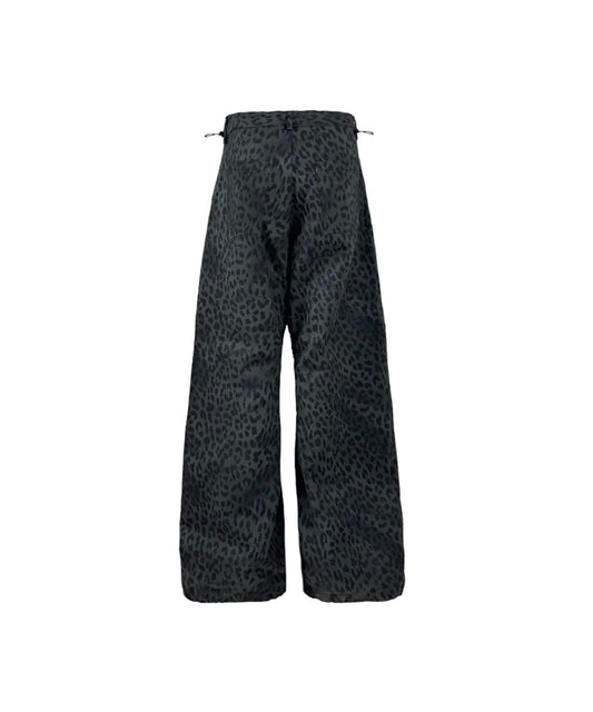 Tansanmagnesium Cotton Wide Pants Leopard