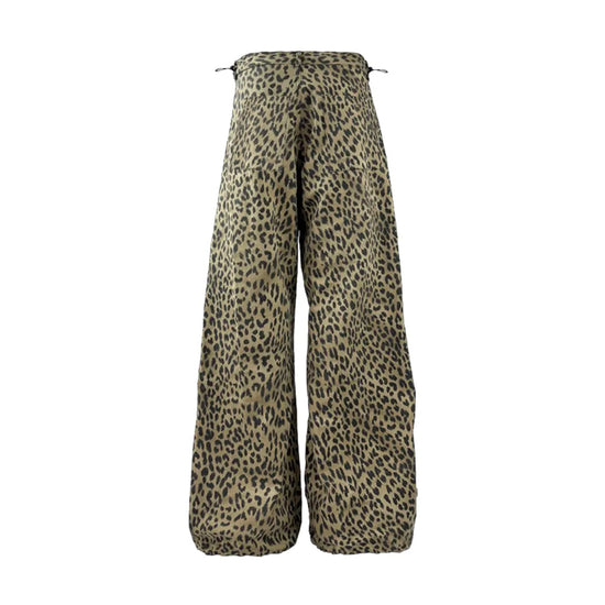 Tansanmagnesium Cotton Wide Pants Leopard