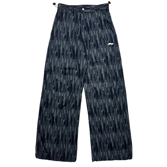 Tansanmagnesium Crack Logo Pants Blue