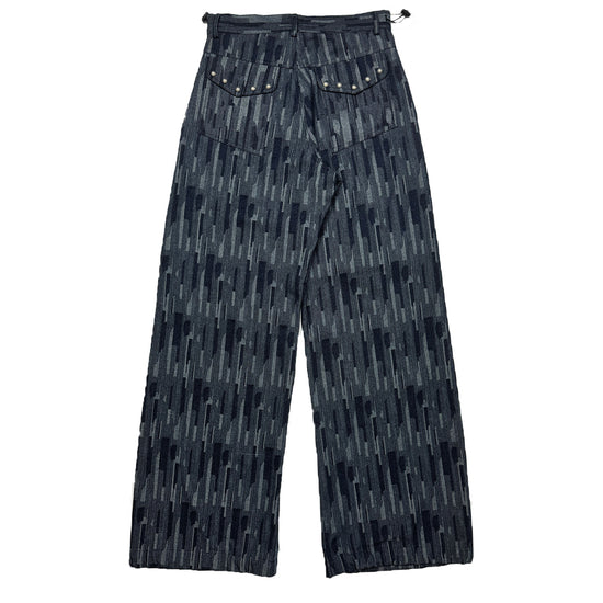 Tansanmagnesium Crack Logo Pants Blue