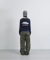 Tansanmagnesium Nylon Wide Stud Cargo Pants Camo