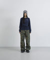 Tansanmagnesium Nylon Wide Stud Cargo Pants Camo