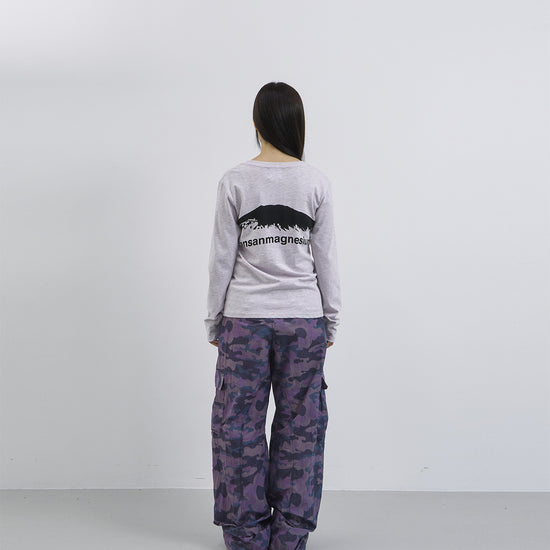 Tansanmagnesium Nylon Wide Stud Cargo Pants Camo