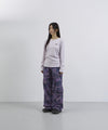 Tansanmagnesium Nylon Wide Stud Cargo Pants Camo