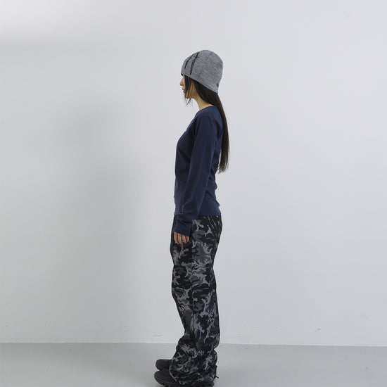 Tansanmagnesium Cotton Wide Pants Camo