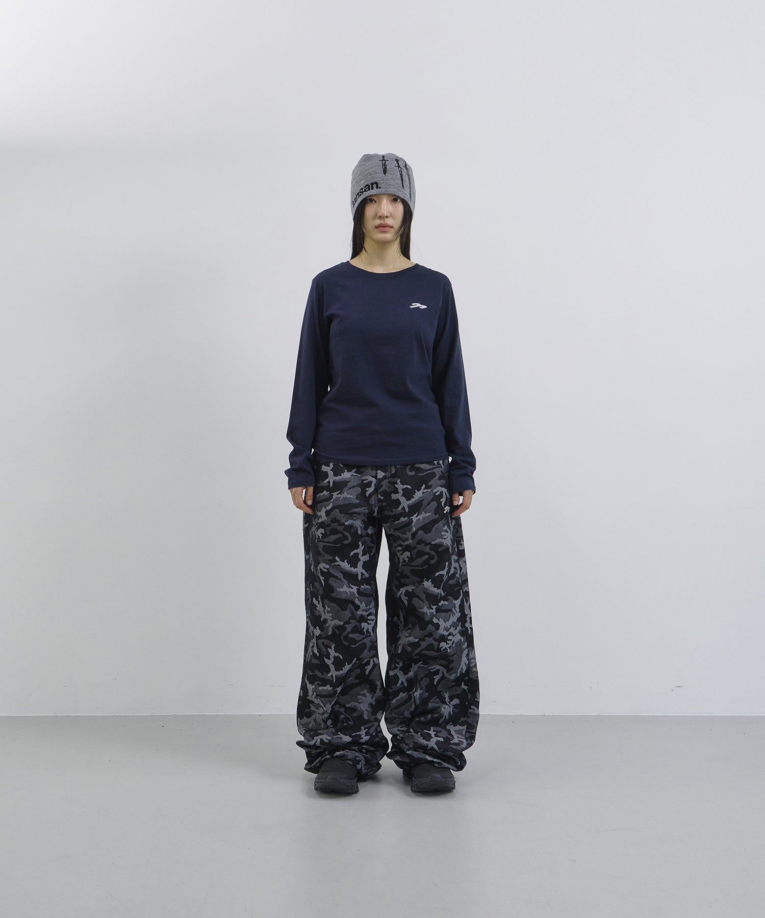 Tansanmagnesium Cotton Wide Pants Camo