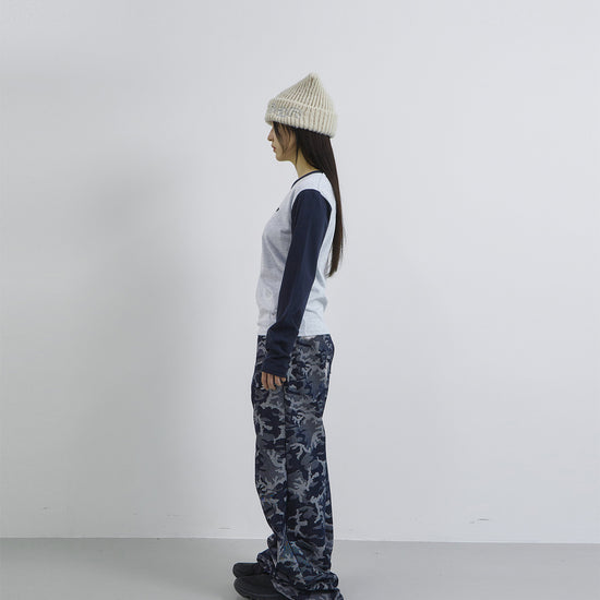 Tansanmagnesium Cotton Wide Pants Camo
