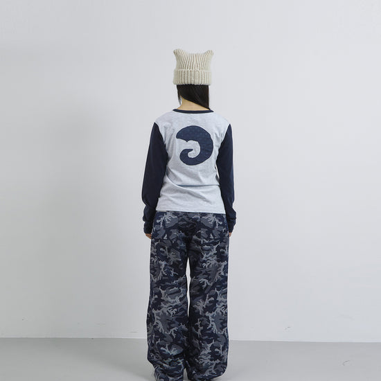 Tansanmagnesium Cotton Wide Pants Camo