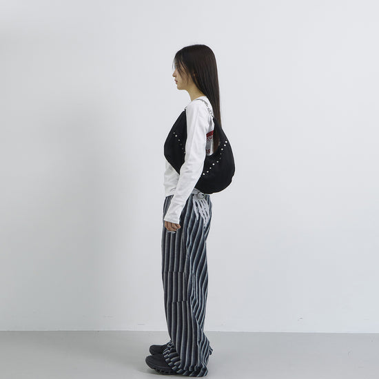 Tansanmagnesium Bone Diagonal Pants Blue