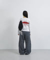 Tansanmagnesium Bone Diagonal Pants Blue
