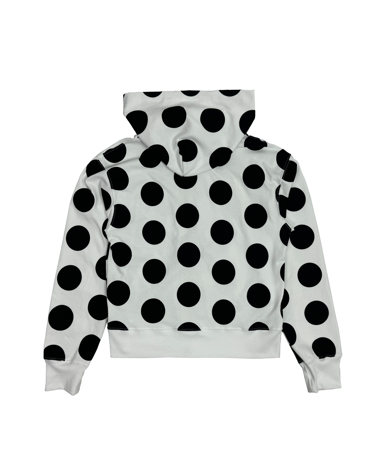 Tansanmagnesium Dot Pattern Hoodie Zip-Up