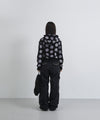 Tansanmagnesium Dot Pattern Hoodie Zip-Up