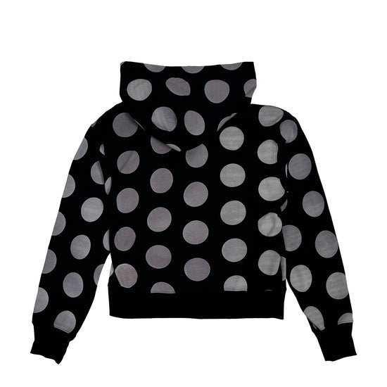Tansanmagnesium Dot Pattern Hoodie Zip-Up