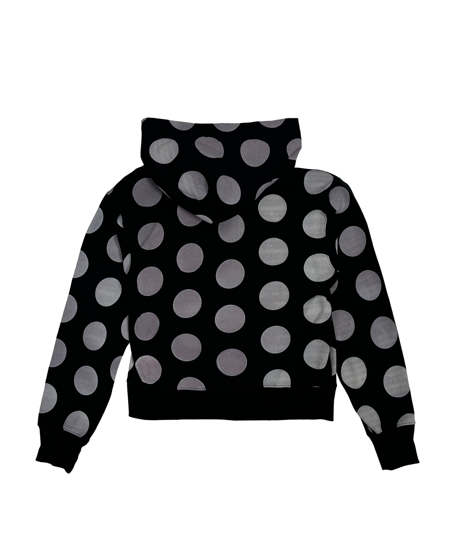 Tansanmagnesium Dot Pattern Hoodie Zip-Up