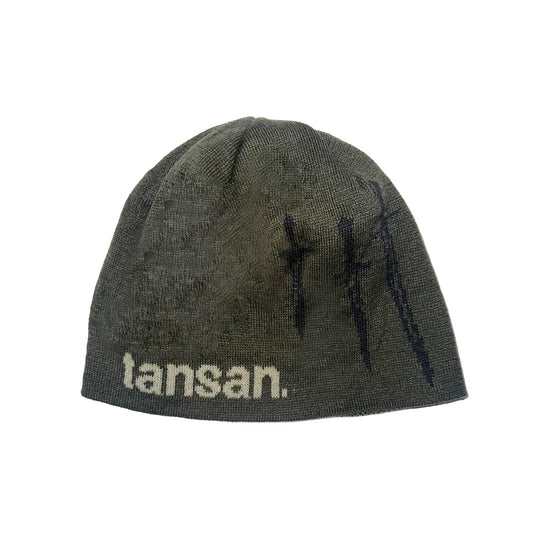 Tansanmagnesium Jacquard Triple Knife Beanie Khaki
