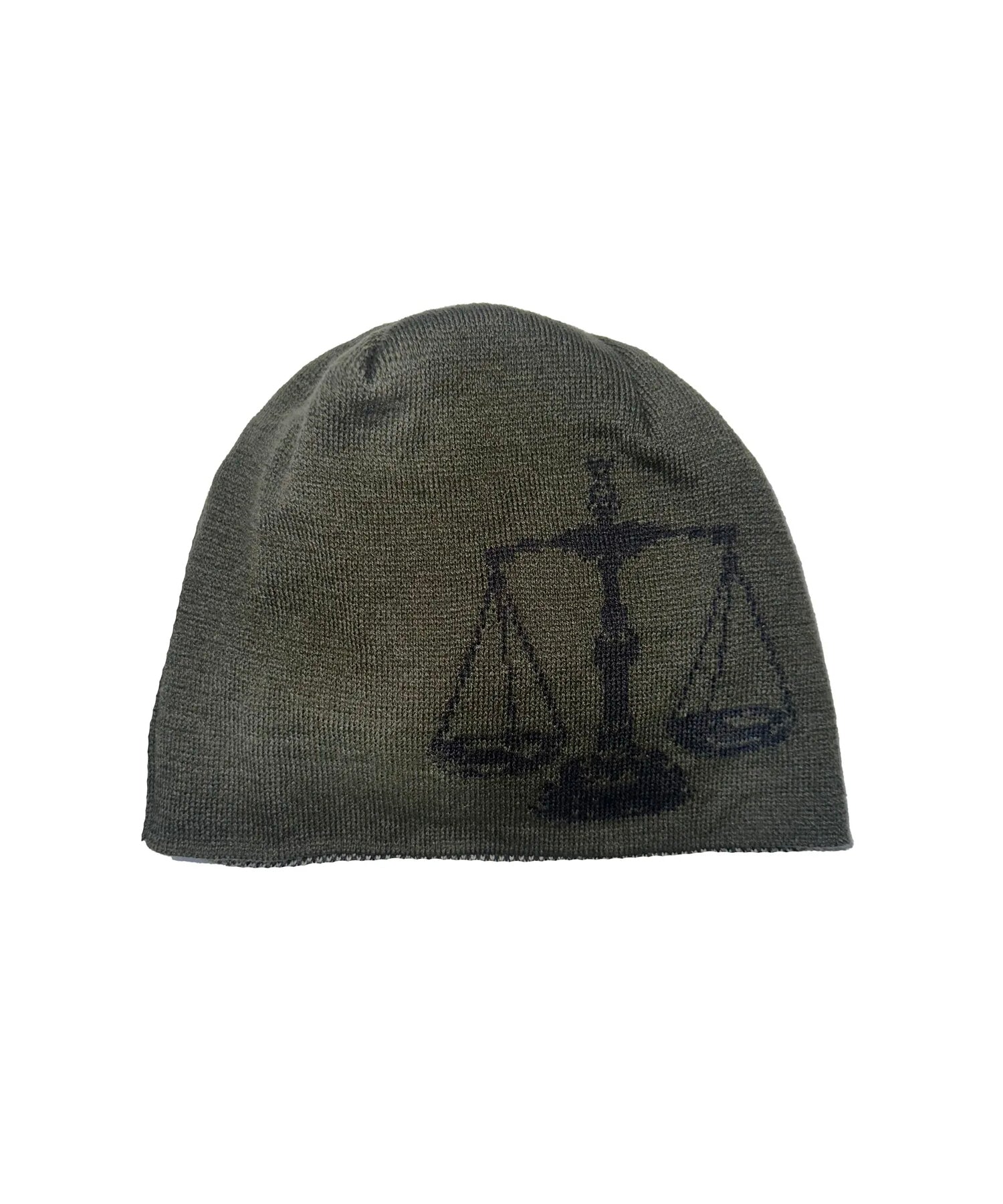 Tansanmagnesium Jacquard Triple Knife Beanie Khaki