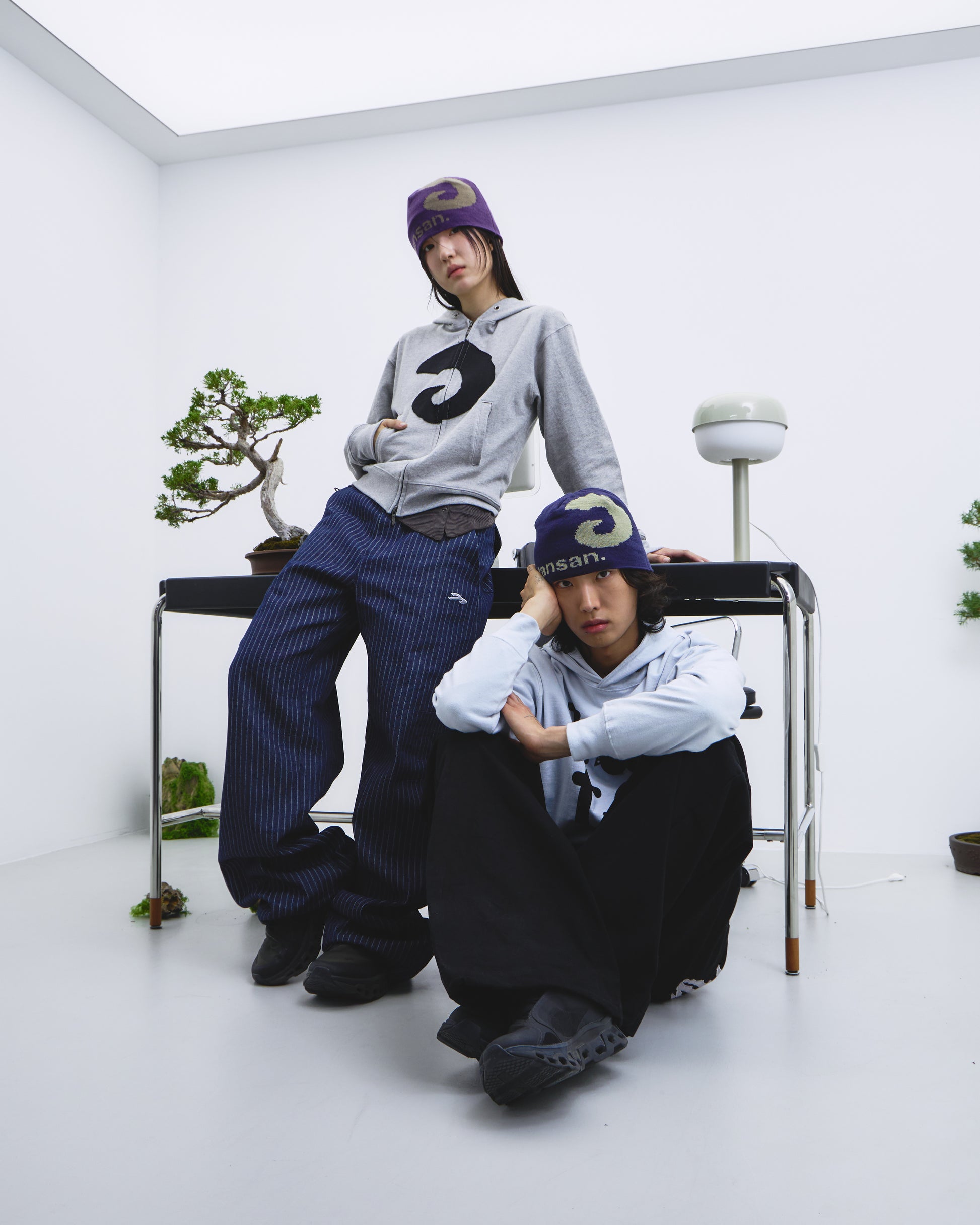 Tansanmagnesium Jacquard Horn Logo Beanie