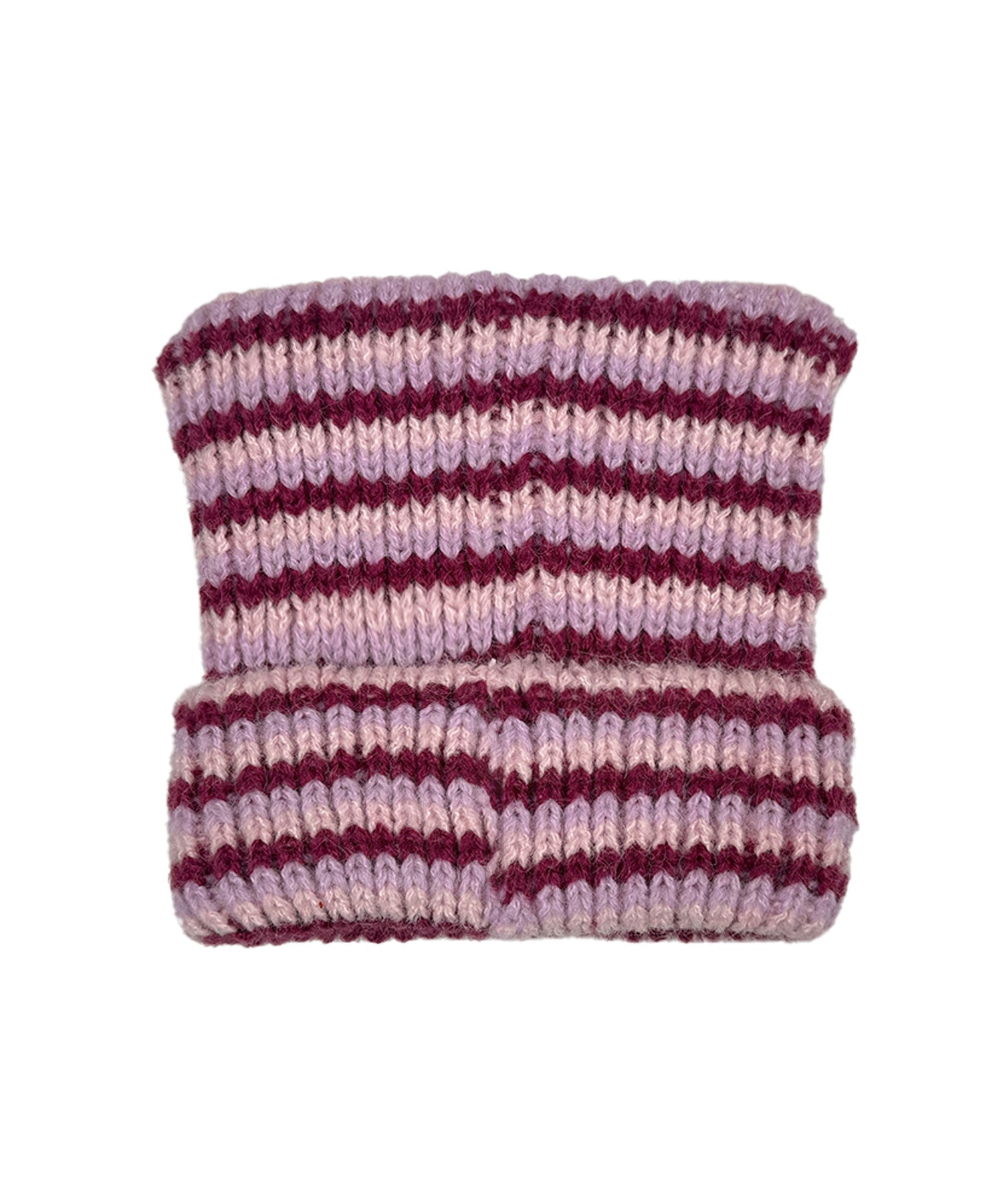 Tansanmagnesium Logo Cat Beanie Pink Stripe