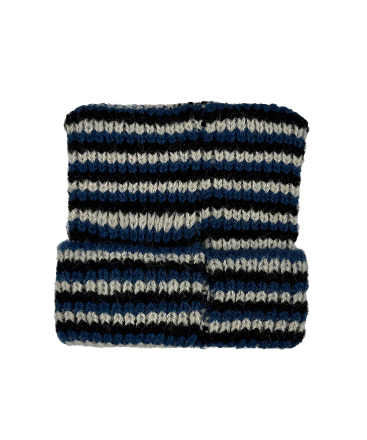 Tansanmagnesium Logo Cat Beanie Blue Stripe