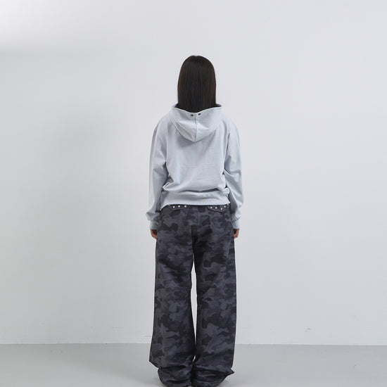 Tansanmagnesium Flower Hoodie Sky Blue