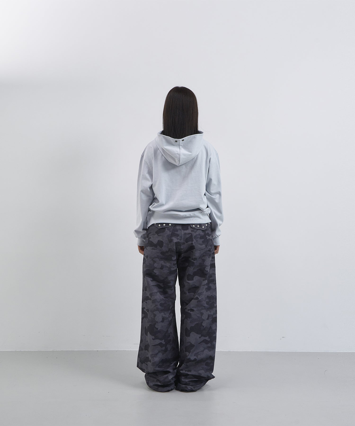 Tansanmagnesium Flower Hoodie Sky Blue