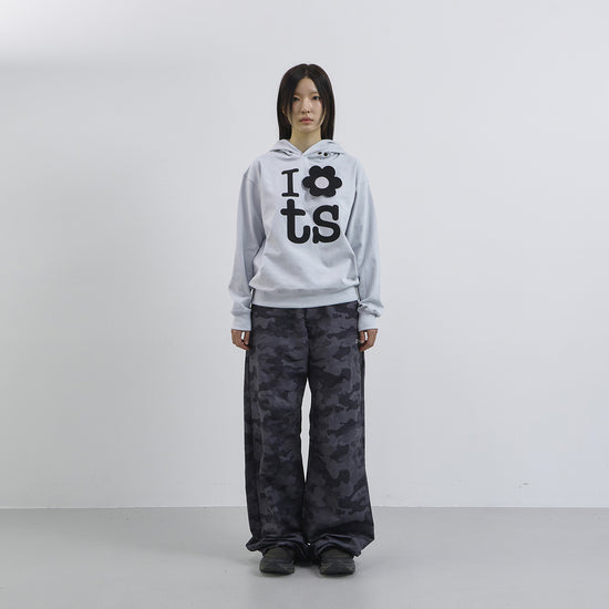 Tansanmagnesium Flower Hoodie Sky Blue