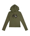 Tansanmagnesium Chalk Star Hoodie Long Sleeve Khaki