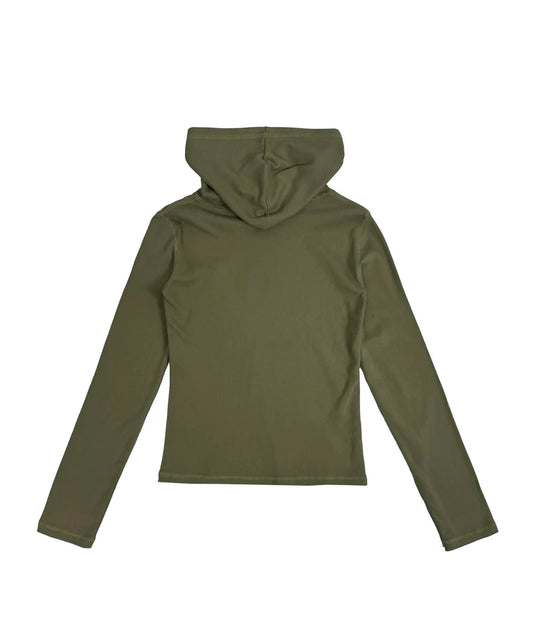 Tansanmagnesium Chalk Star Hoodie Long Sleeve Khaki