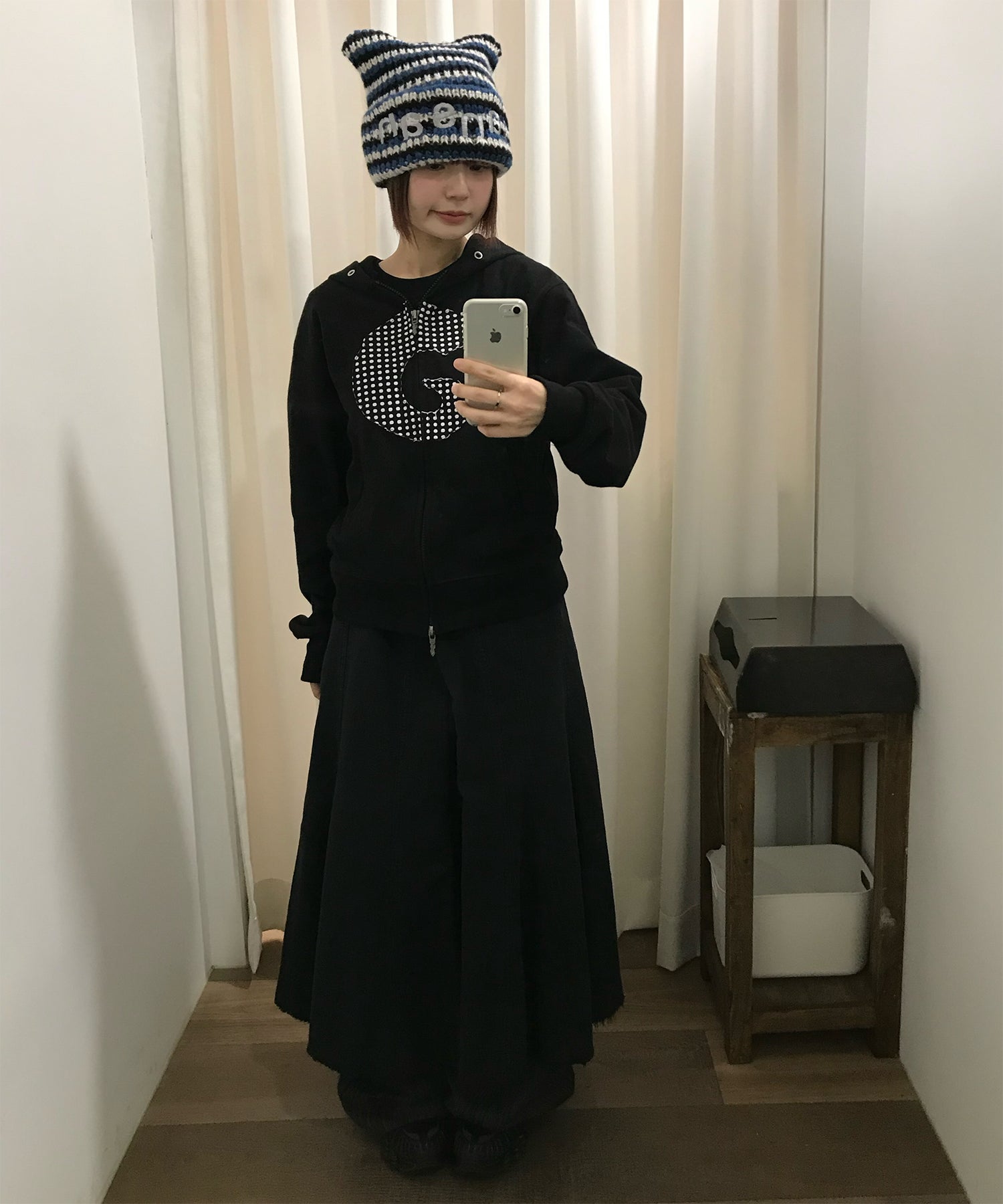 Tansanmagnesium Hon Appliqué Hoodie Full-Zip
