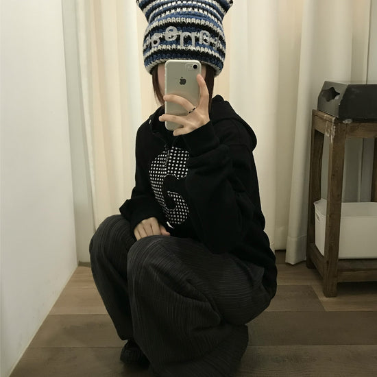 Tansanmagnesium Hon Appliqué Hoodie Full-Zip