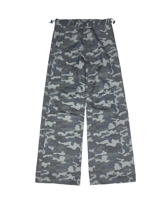 Tansanmagnesium Nylon Wide Stud Pants Camo