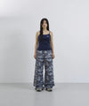 Tansanmagnesium Nylon Wide Stud Pants Camo