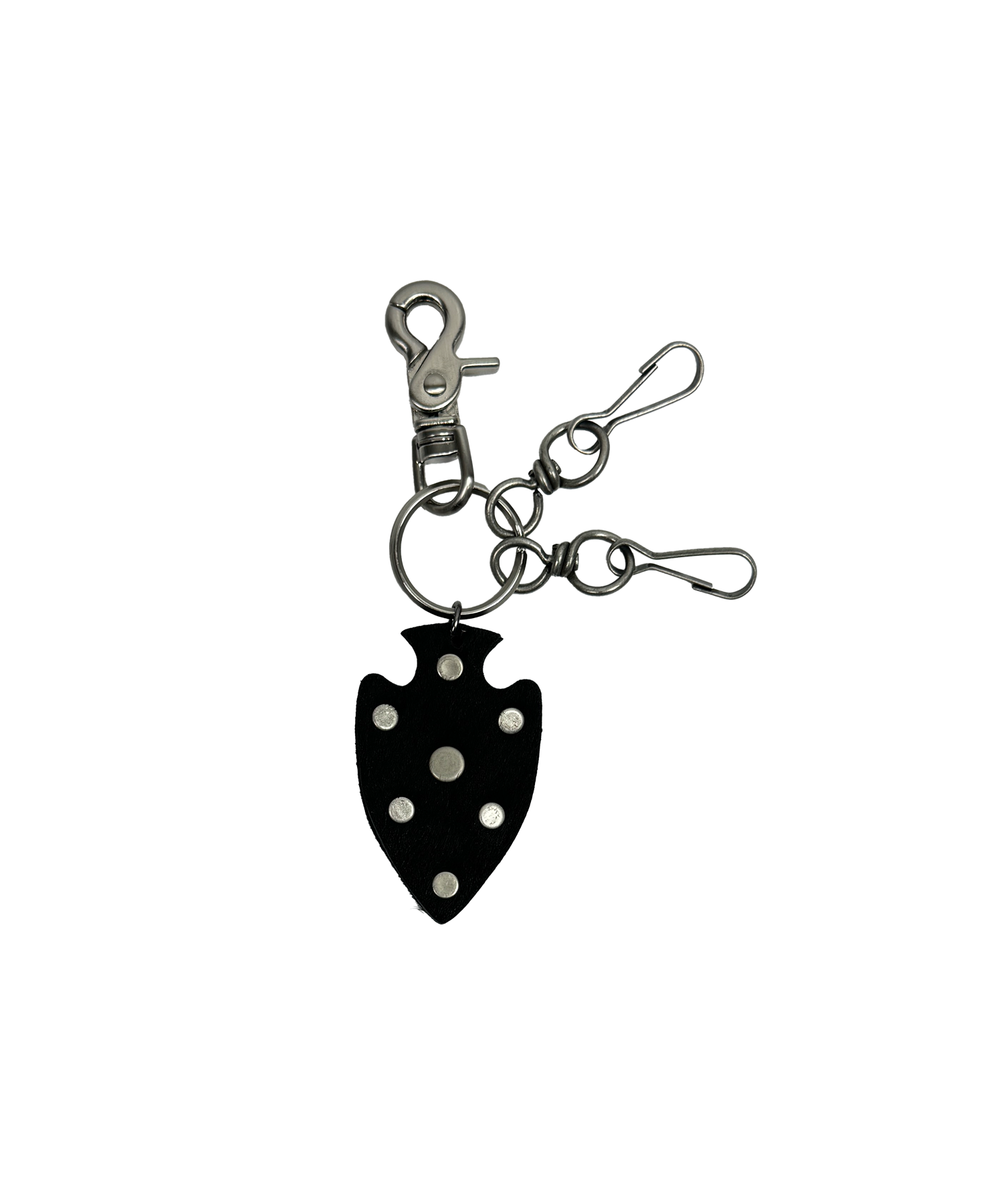 Tansanmagnesium Songchi Leather Stud Keyring