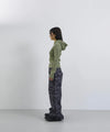 Tansanmagnesium Cotton Wide Stud Pants Camo