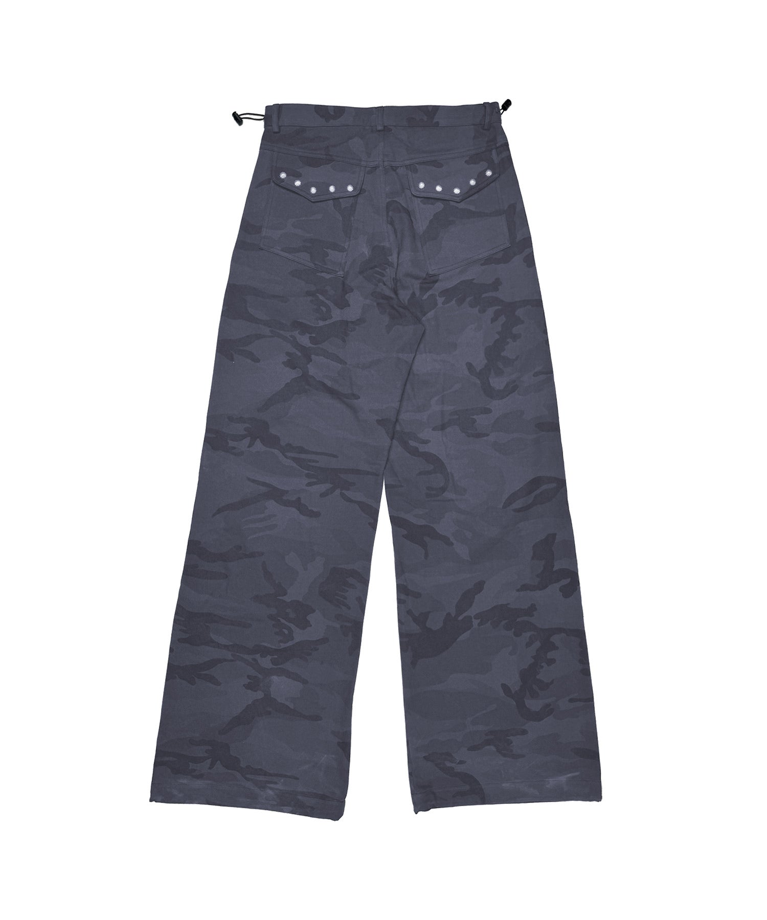 Tansanmagnesium Cotton Wide Stud Pants Camo