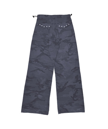 Tansanmagnesium Cotton Wide Stud Pants Camo