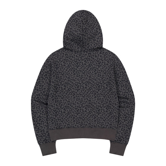 Tansanmagnesium (5/8 Pre-Order) Jooyoung x Tansanmagnesium Hoodie Zip-Up Leopard Charcoal
