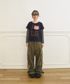 Tansanmagnesium Jooyoung X Tansanmagnesium Cat Layered Long Sleeve Navy