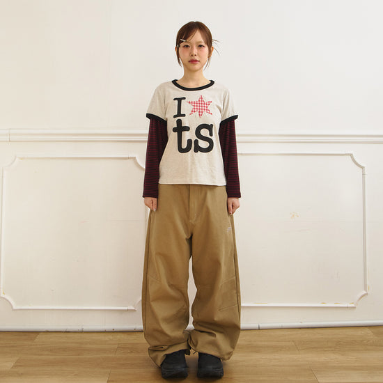Tansanmagnesium Jooyoung x Tansanmagnesium Ringer Layered Long Sleeve Ivory