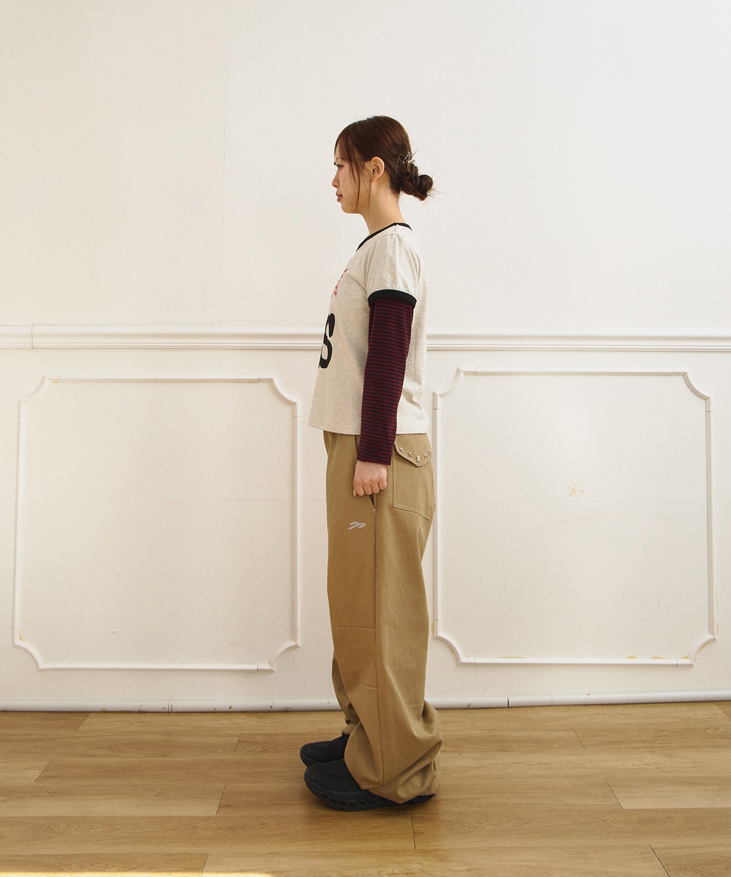 Tansanmagnesium Jooyoung x Tansanmagnesium Ringer Layered Long Sleeve Ivory