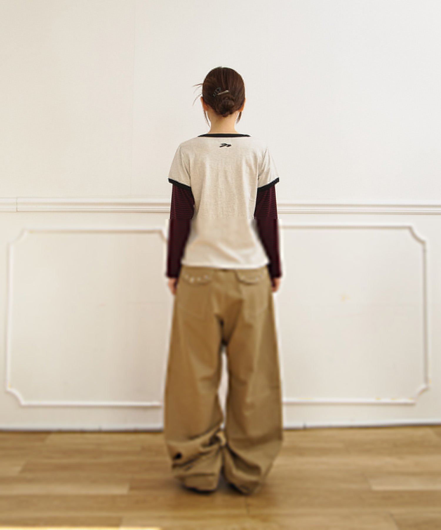 Tansanmagnesium Jooyoung x Tansanmagnesium Ringer Layered Long Sleeve Ivory