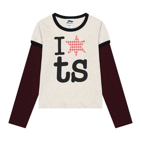Tansanmagnesium Jooyoung x Tansanmagnesium Ringer Layered Long Sleeve Ivory