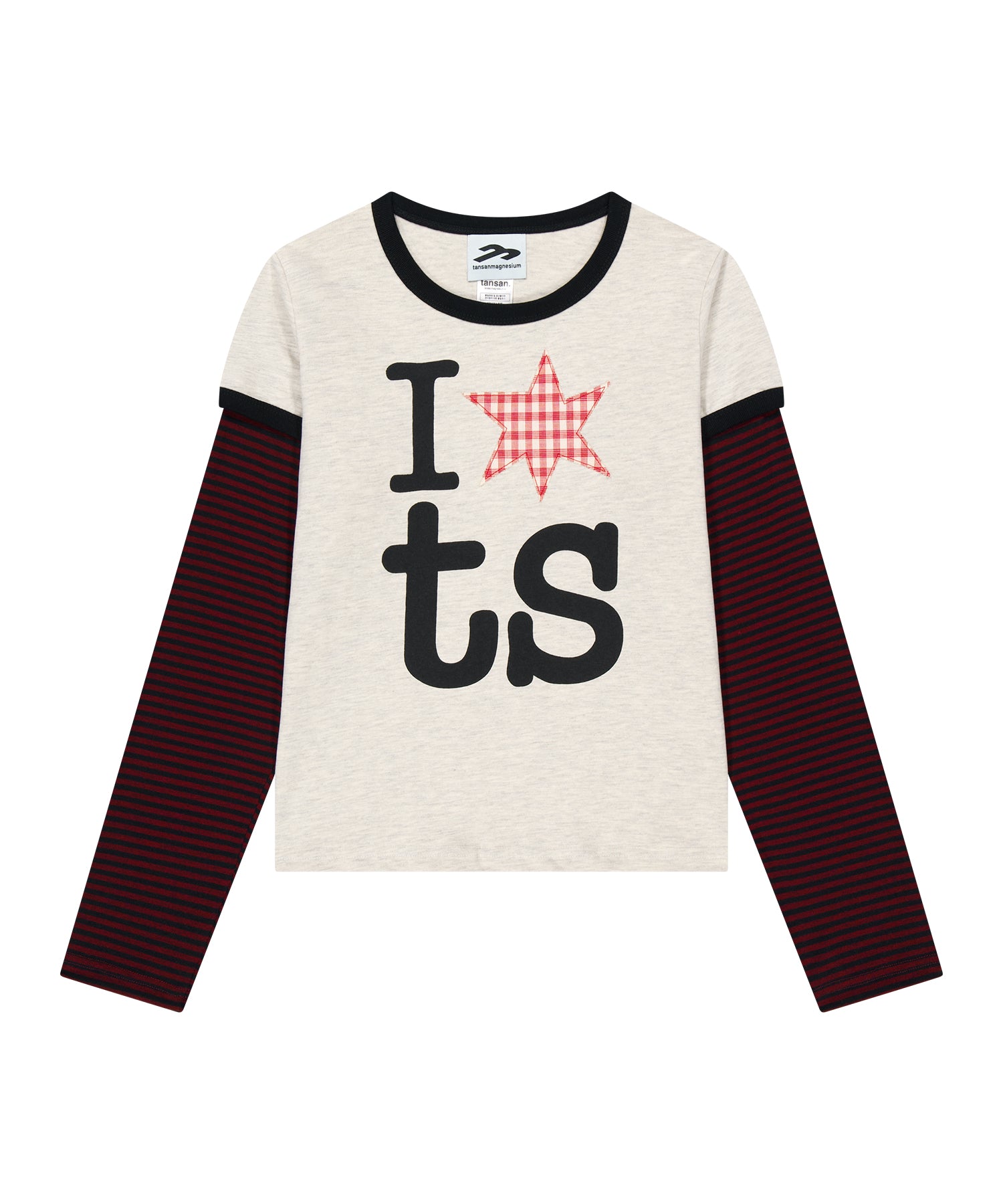 Tansanmagnesium Jooyoung x Tansanmagnesium Ringer Layered Long Sleeve Ivory