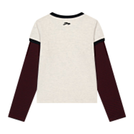 Tansanmagnesium Jooyoung x Tansanmagnesium Ringer Layered Long Sleeve Ivory