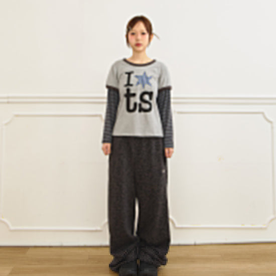 Tansanmagnesium Jooyoung X Tansan Ringer Layered Long Sleeve Grey