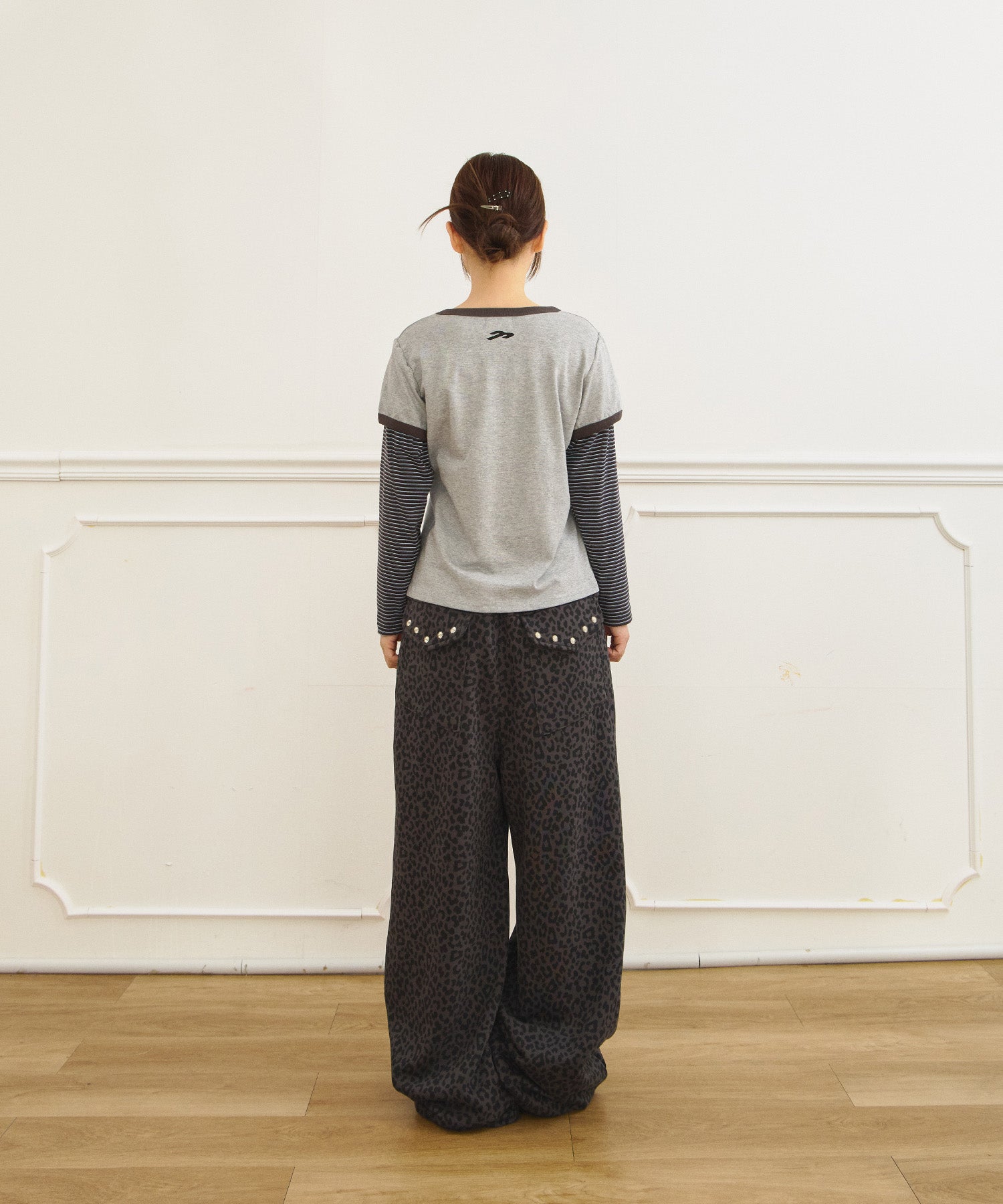 Tansanmagnesium Jooyoung X Tansan Ringer Layered Long Sleeve Grey