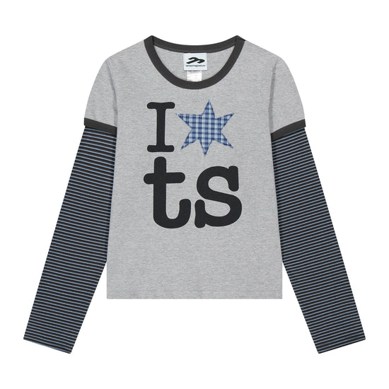 Tansanmagnesium Jooyoung X Tansan Ringer Layered Long Sleeve Grey