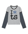Tansanmagnesium Jooyoung X Tansan Ringer Layered Long Sleeve Grey