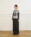 Tansanmagnesium (5/8 Pre-Order) Juyoung X Tansanmagnesium Stud Sweat Pants Leopard Charcoal